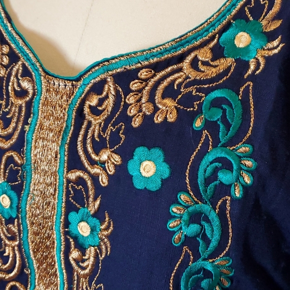 Embroidered tunic, long sleeves, 42, small/med - Picture 3 of 10